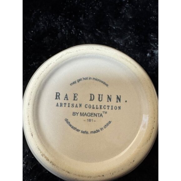 Rae Dunn Magenta  Bunny Scoop Ceramic Container With Lid Artisan Collection - Picture 6 of 8